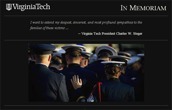 VT crisis homepage memorial top