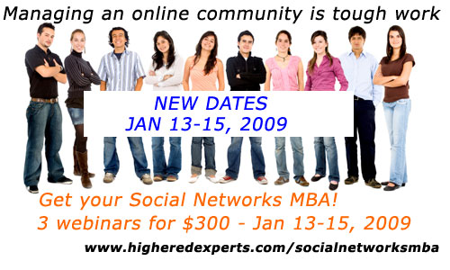 Social Networks MBA Series - Nov 11-13